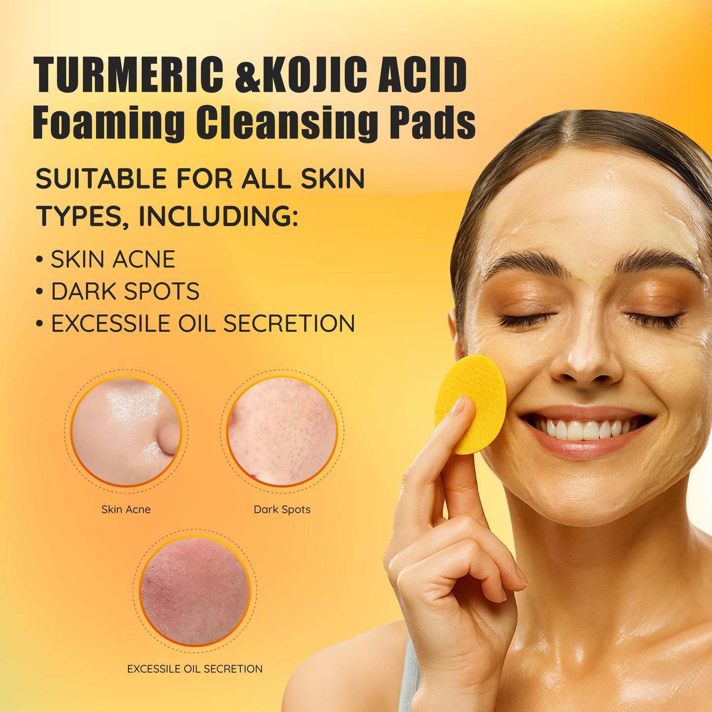 Flash Sale🔥Turmeric & Kojic Acid Cleansing Pads