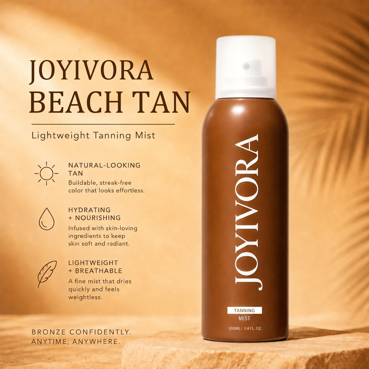 Beach Tan, Anytime – JOYIVORA Self Tanning Body Spray