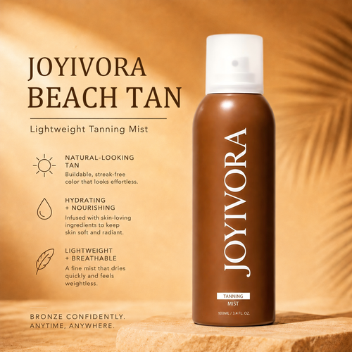 Beach Tan, Anytime – JOYIVORA Self Tanning Body Spray