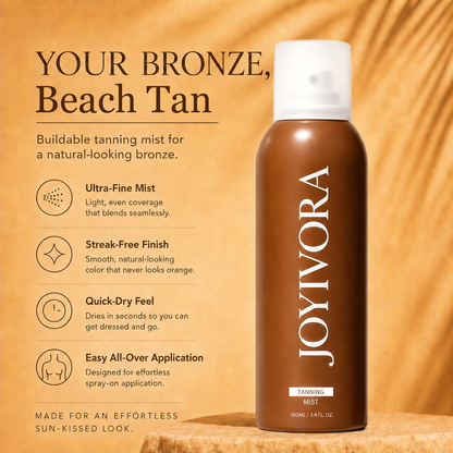Beach Tan, Anytime – JOYIVORA Self Tanning Body Spray